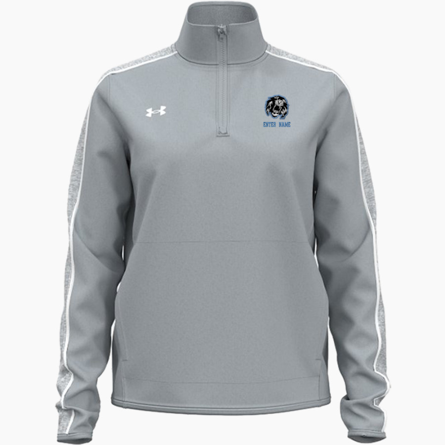 Cedar Bluffs Wildcats <span class="pdp-name-mascot">Cedar Bluffs Wildcats</span> UA Women's Command Warm-Up 1/4 Zip Pullover