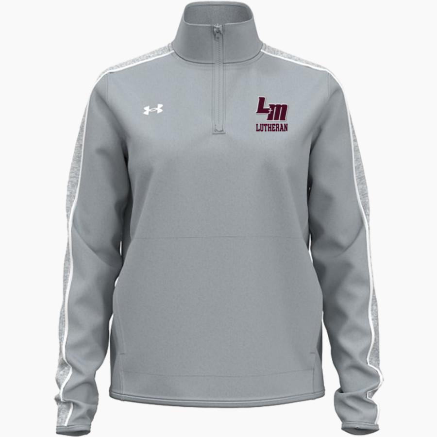 LUTHERAN HIGH SCHOOL MUSTANGS UA Women's Command Warm-Up 1/4 Zip Pullover