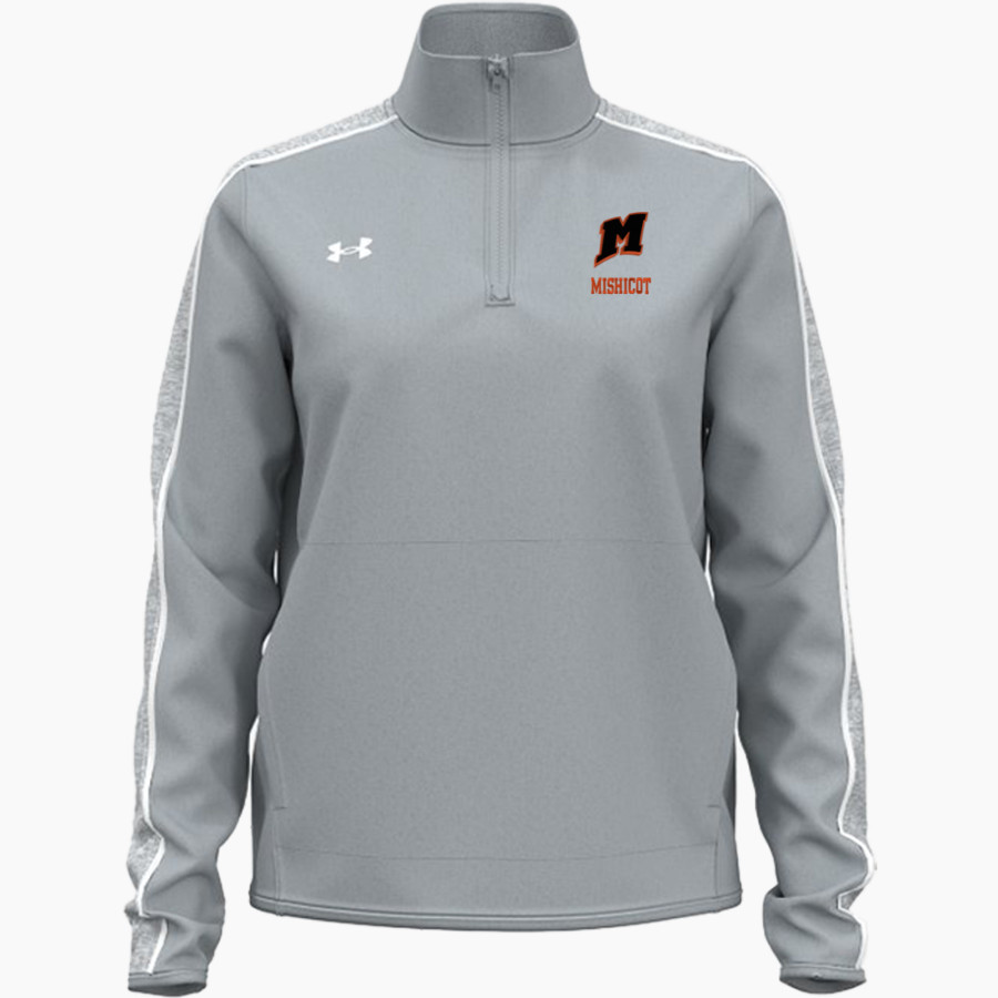 MISHICOT HIGH SCHOOL INDIANS <span class="pdp-name-mascot">MISHICOT INDIANS</span> UA Women's Command Warm-Up 1/4 Zip Pullover