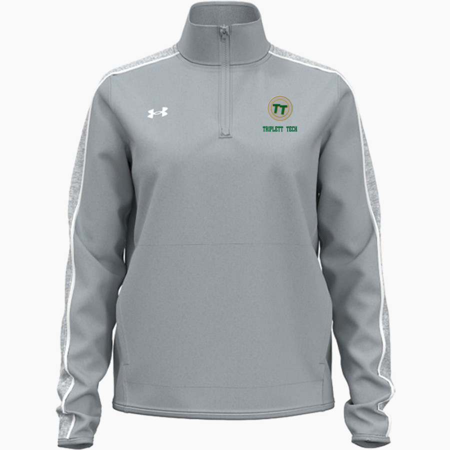 Triplett Tech <span class="pdp-name-mascot">Triplett Business and Technical Institute</span> UA Women's Command Warm-Up 1/4 Zip Pullover