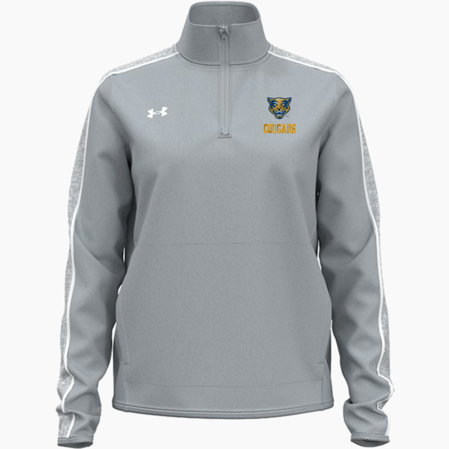 Greenfield Central Cougars Online Store <span class="pdp-name-mascot">Greenfield-Central Cougars</span> UA Women's Command Warm-Up 1/4 Zip Pullover
