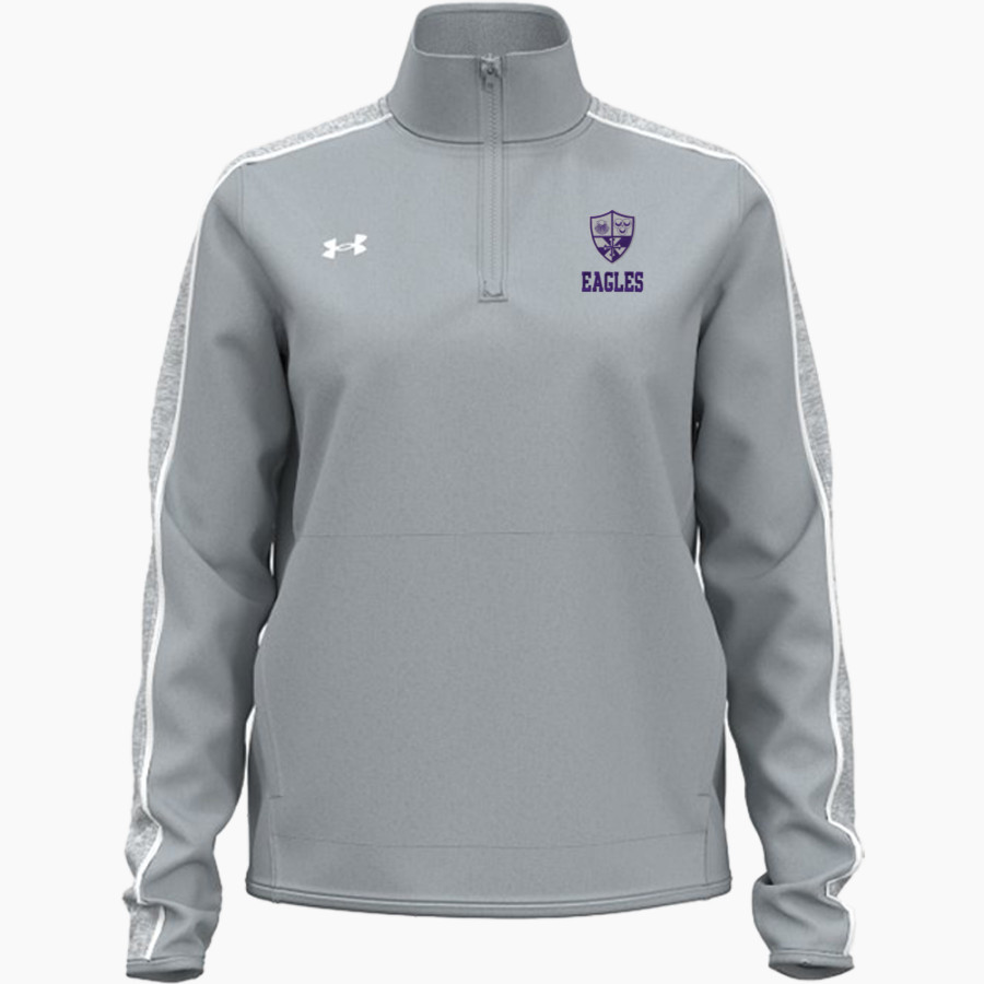 St. Edmund Prep Eagles <span class="pdp-name-mascot">St. Edmund Eagles</span> UA Women's Command Warm-Up 1/4 Zip Pullover