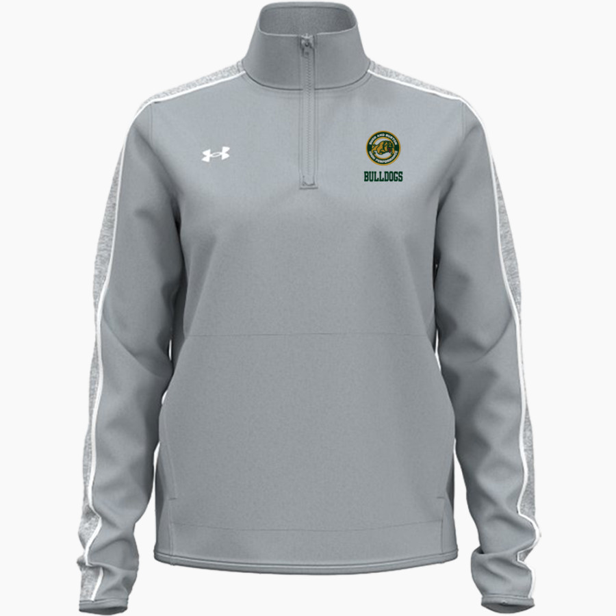 BURR AND BURTON ACADEMY The Official Online Store <span class="pdp-name-mascot">BURR AND BURTON ACADEMY BULLDOGS</span> UA Women's Command Warm-Up 1/4 Zip Pullover