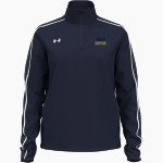 Trinity College Bantams The Official Online Store <span class="pdp-name-mascot">Trinity Bantams</span> UA Women's Command Warm-Up 1/4 Zip Pullover Front Thumbnail
