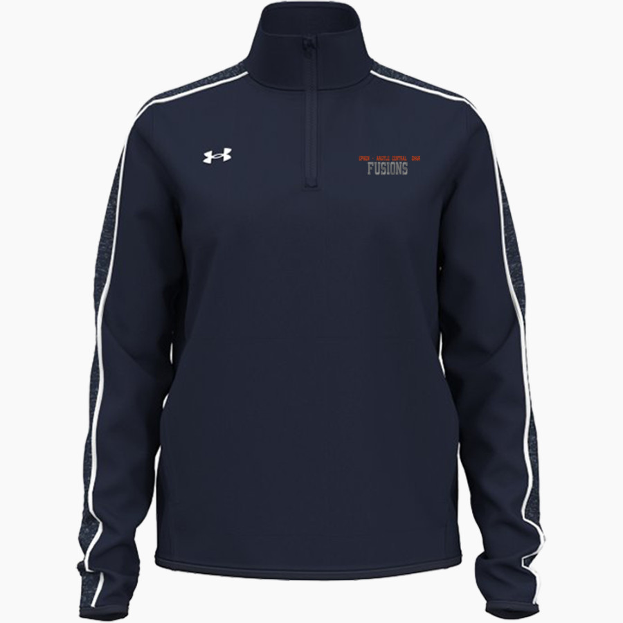 Stephen - Argyle Central 2856 Fusions UA Women's Command Warm-Up 1/4 Zip Pullover