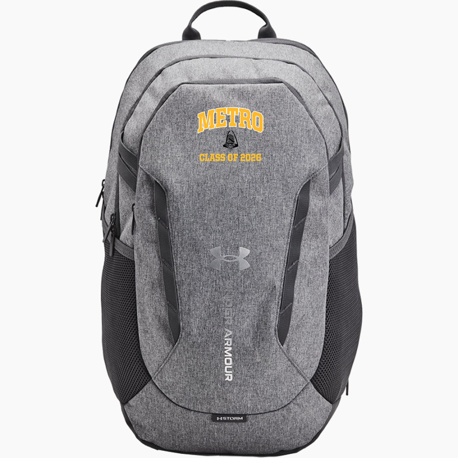 METRO ACADEMIC & CLASSICAL HIGH SCHOOL Online Store <span class="pdp-name-mascot">METRO ACADEMY & CLASSICAL METRO PANTHERS</span> UA Hustle 6.0 Team Backpack