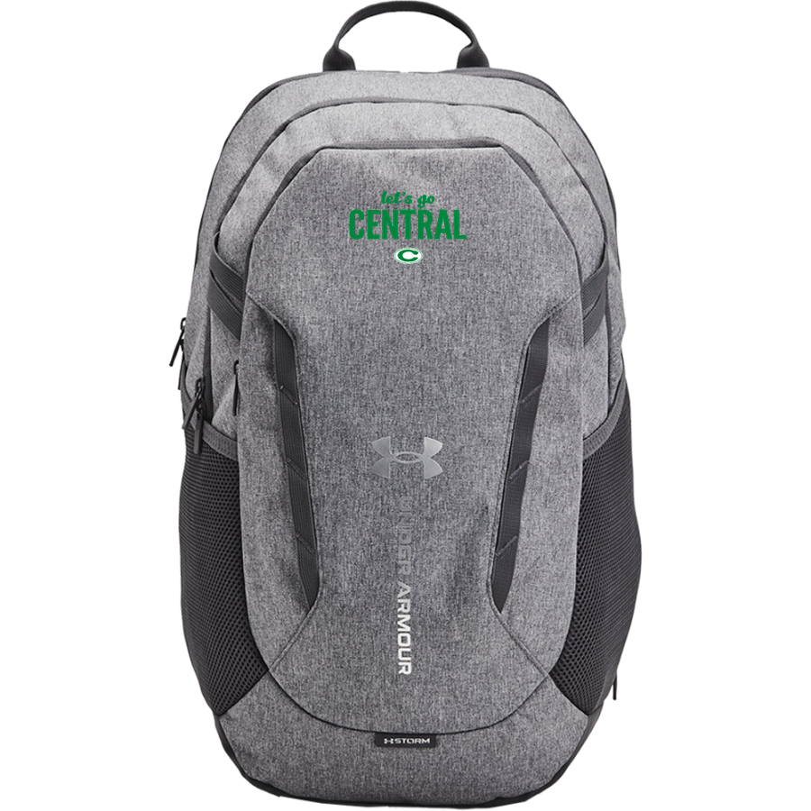 CENTRAL HIGH SCHOOL LITTLE GREEN <span class="pdp-name-mascot">CENTRAL LITTLE GREEN</span> UA Hustle 6.0 Team Backpack