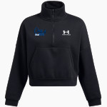 REHOBETH HIGH SCHOOL REBELS UA Women's Fleece 1/2 Zip Hoodie Front Thumbnail