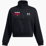 Porterville Pirates <span class="pdp-name-mascot">Porterville College Pirates</span> UA Women's Fleece 1/2 Zip Hoodie Front Thumbnail