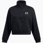 Gogebic-Ontonagon Intermediate School District <span class="pdp-name-mascot">Gogebic-Ontonagon Intermediate School District</span> UA Women's Fleece 1/2 Zip Hoodie Front Thumbnail