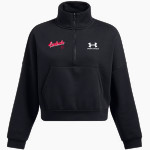 Central Decatur Cardinals UA Women's Fleece 1/2 Zip Hoodie Front Thumbnail