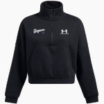 Bridge Boston Jaguars <span class="pdp-name-mascot">Bridge Boston Charter School Jaguars</span> UA Women's Icon Fleece Oversized 1/2 Zip Front Thumbnail