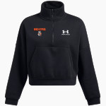 WATERLOO HIGH SCHOOL BULLDOGS <span class="pdp-name-mascot">WATERLOO BULLDOGS</span> UA Women's Fleece 1/2 Zip Hoodie Front Thumbnail