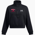 BRUNSWICK R-2 HIGH SCHOOL WILDCATS UA Women's Fleece 1/2 Zip Hoodie Front Thumbnail