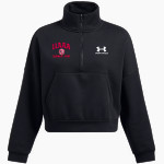 IIAAA IIAAA UA Women's Fleece 1/2 Zip Hoodie Front Thumbnail