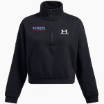 Patrick Henry Patriots <span class="pdp-name-mascot">Patrick Henry Patriots</span> UA Women's Fleece 1/2 Zip Hoodie Front Thumbnail