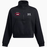 Santa Barbara Saints Football <span class="pdp-name-mascot">Santa Barbara Saints Football</span> UA Women's Fleece 1/2 Zip Hoodie Front Thumbnail