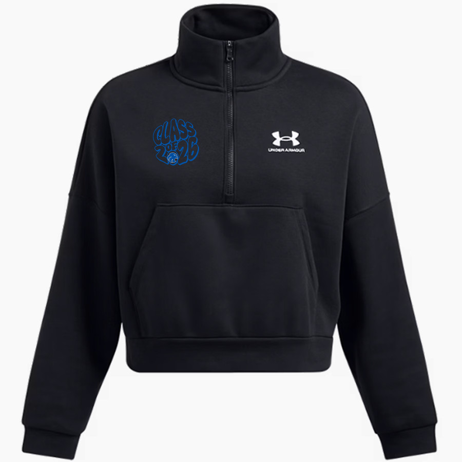 Blackhawk Middle School EAGLES ONLINE STORE <span class="pdp-name-mascot">Blackhawk Eagles</span> UA Women's Fleece 1/2 Zip Hoodie