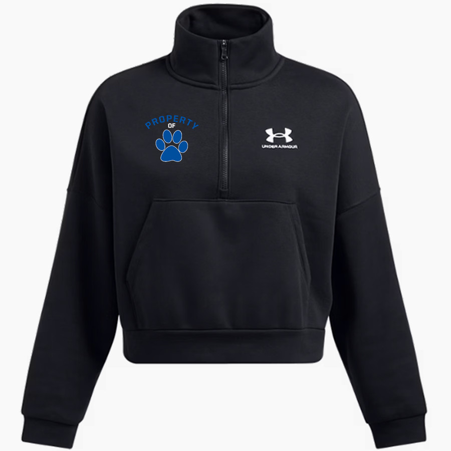 Asheville Catholic School Asheville Catholic <span class="pdp-name-mascot">Asheville Catholic School</span> UA Women's Fleece 1/2 Zip Hoodie