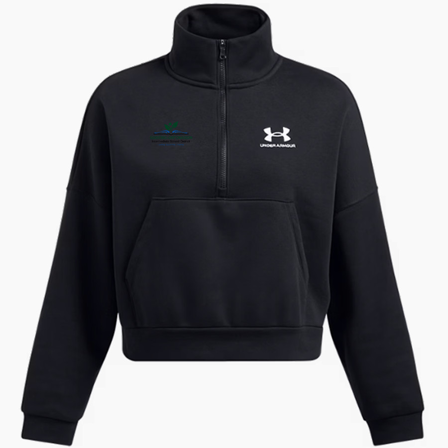 Gogebic-Ontonagon Intermediate School District <span class="pdp-name-mascot">Gogebic-Ontonagon Intermediate School District</span> UA Women's Fleece 1/2 Zip Hoodie