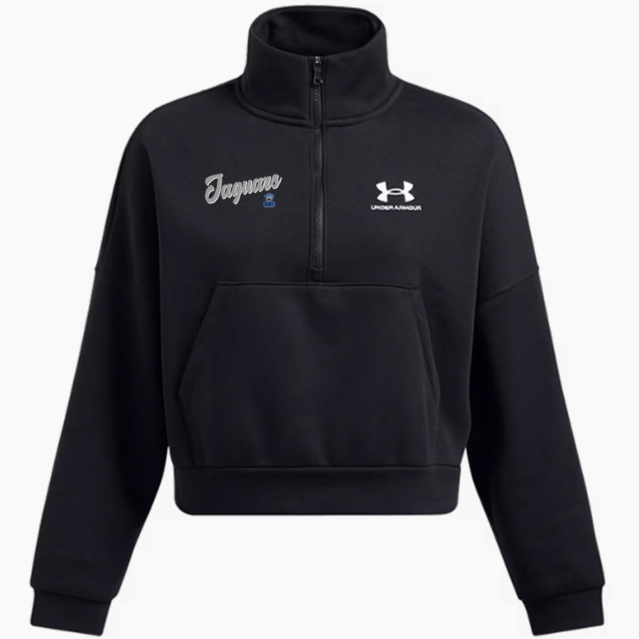 Bridge Boston Jaguars <span class="pdp-name-mascot">Bridge Boston Charter School Jaguars</span> UA Women's Icon Fleece Oversized 1/2 Zip