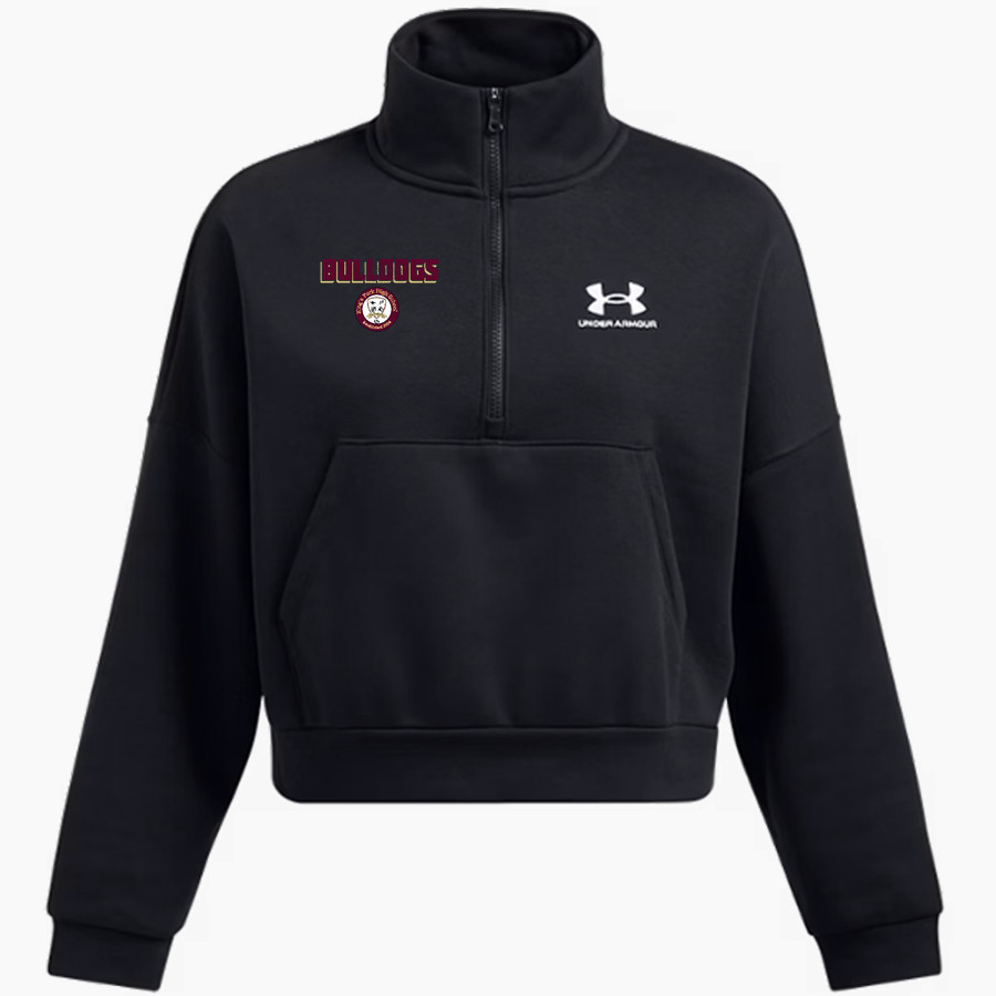 KING'S FORK HIGH SCHOOL BULLDOGS <span class="pdp-name-mascot">KINGS FORK BULLDOGS</span> UA Women's Icon Fleece Oversized 1/2 Zip