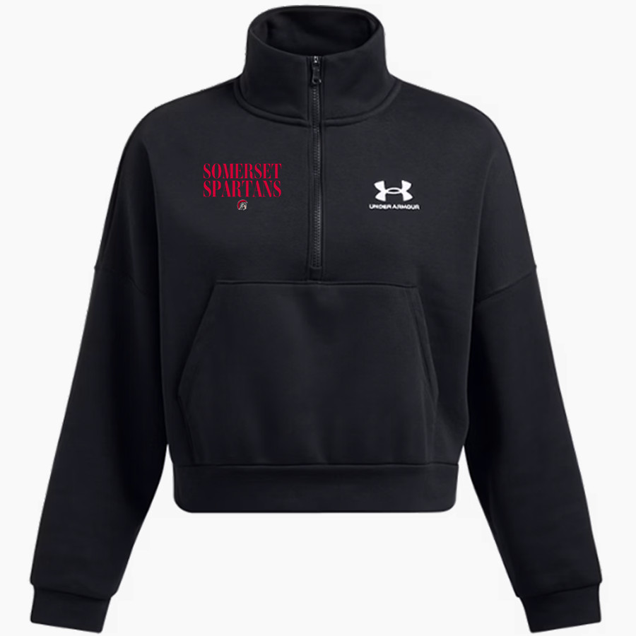 SOMERSET HIGH SCHOOL SPARTANS <span class="pdp-name-mascot">SOMERSET SPARTANS</span> UA Women's Fleece 1/2 Zip Hoodie