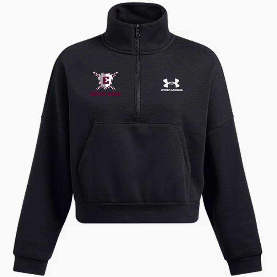 Eden Raiders <span class="pdp-name-mascot">Eden Raiders</span> UA Women's Icon Fleece Oversized 1/2 Zip