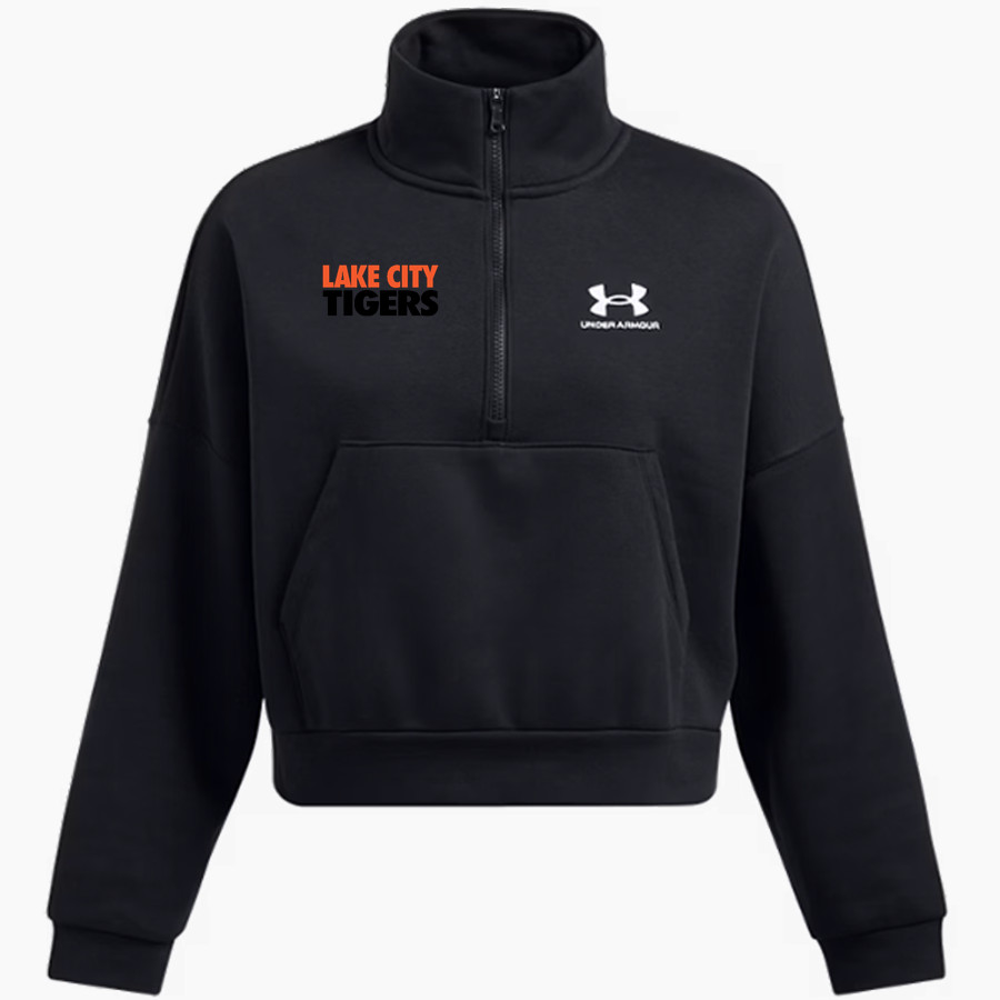 LAKE CITY HIGH SCHOOL TIGERS <span class="pdp-name-mascot">LAKE CITY TIGERS</span> UA Women's Icon Fleece Oversized 1/2 Zip