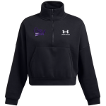 JJC Wolves <span class="pdp-name-mascot">JJC Wolves</span> UA Women's Icon Fleece Oversized 1/2 Zip Front Thumbnail