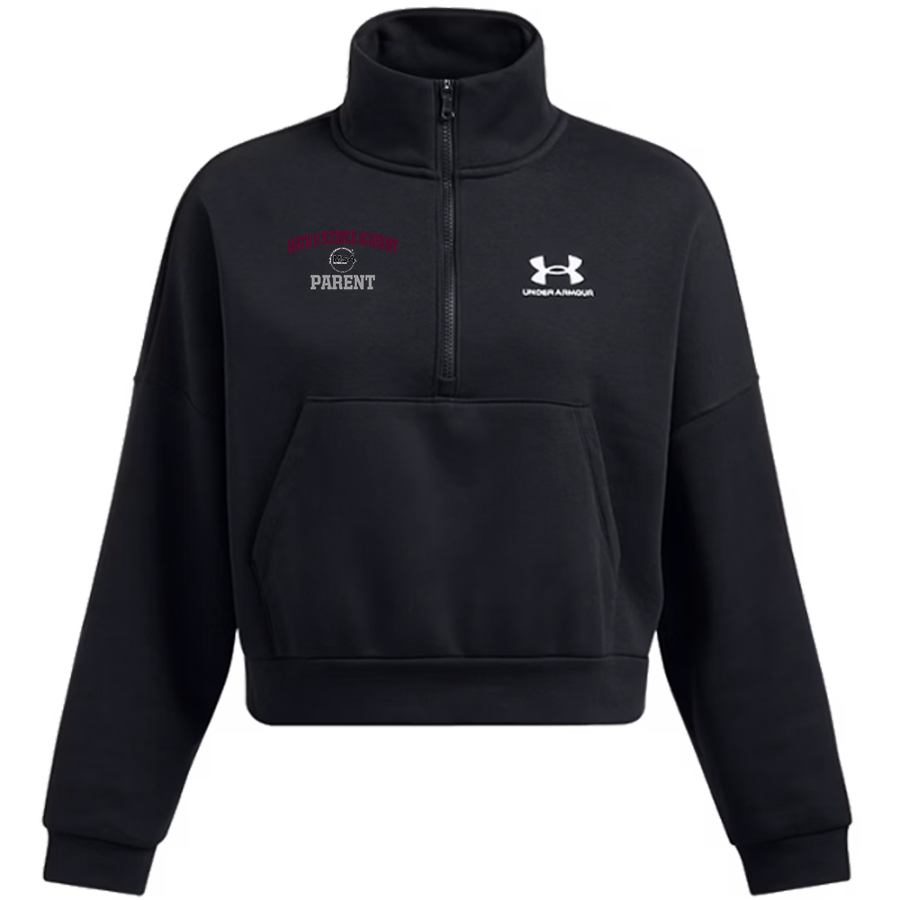 Math & Science Academy Dragons <span class="pdp-name-mascot">Math & Science Academy Dragons</span> UA Women's Icon Fleece Oversized 1/2 Zip