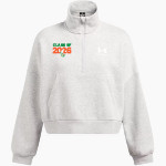JOHN LEFLORE HIGH SCHOOL RATTLERS <span class="pdp-name-mascot">JOHN LEFLORE RATTLERS</span> UA Women's Fleece 1/2 Zip Hoodie Front Thumbnail