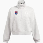 Western North Carolina Officials Association <span class="pdp-name-mascot">Western North Carolina Officials Accociation</span> UA Women's Fleece 1/2 Zip Hoodie Front Thumbnail