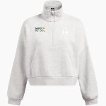 Sabot School Sabot School <span class="pdp-name-mascot">STONY POINT SCHOOL</span> UA Women's Fleece 1/2 Zip Hoodie Front Thumbnail