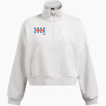 VOLUNTEER HIGH SCHOOL FALCONS <span class="pdp-name-mascot">VOLUNTEER FALCONS</span> UA Women's Fleece 1/2 Zip Hoodie Front Thumbnail