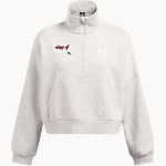 Ludlow Lions <span class="pdp-name-mascot">Lions</span> UA Women's Fleece 1/2 Zip Hoodie Front Thumbnail