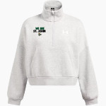 ST. JOHN HIGH SCHOOL WOODCHUCKS UA Women's Fleece 1/2 Zip Hoodie Front Thumbnail