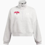 Pulaski Red Raiders <span class="pdp-name-mascot">Pulaski Red Reaiders</span> UA Women's Fleece 1/2 Zip Hoodie Front Thumbnail