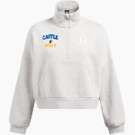 Castle Knights <span class="pdp-name-mascot">Castle Knights</span> UA Women's Fleece 1/2 Zip Hoodie Front Thumbnail