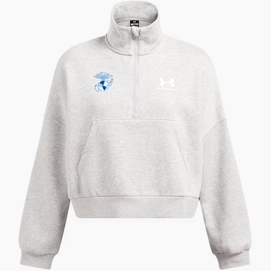 HAMILTON HIGH SCHOOL MARINES UA Women's Fleece 1/2 Zip Hoodie