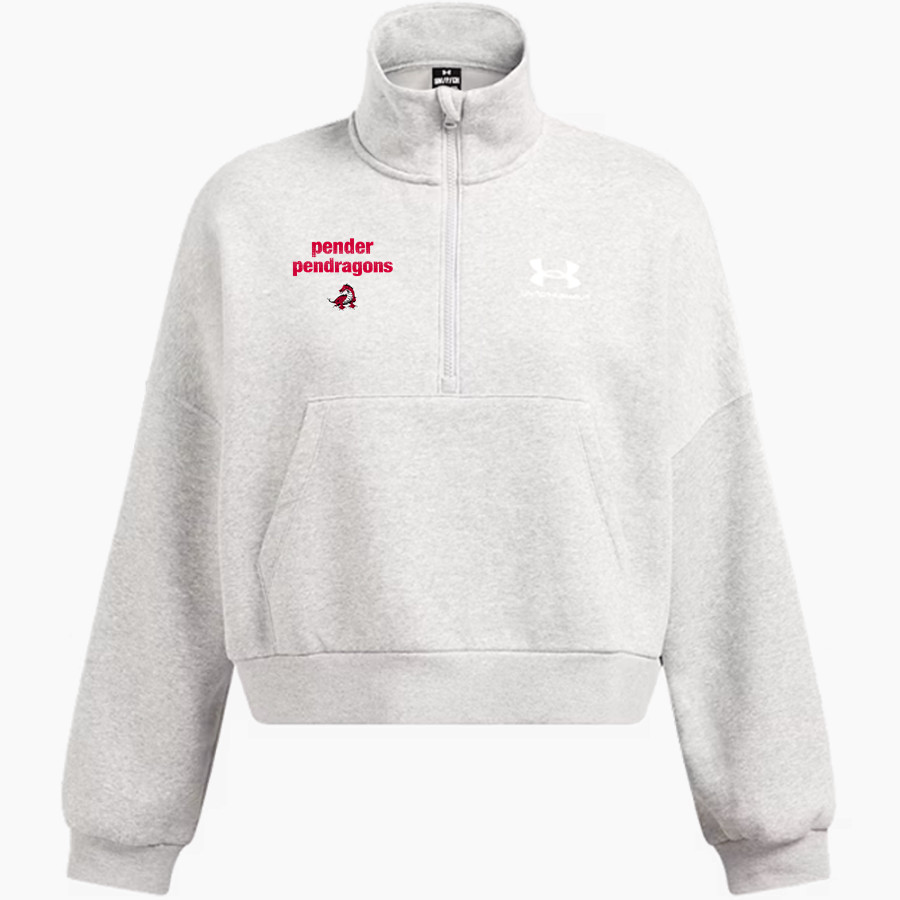 PENDER HIGH SCHOOL PENDRAGONS <span class="pdp-name-mascot">PENDER PENDRAGONS</span> UA Women's Fleece 1/2 Zip Hoodie