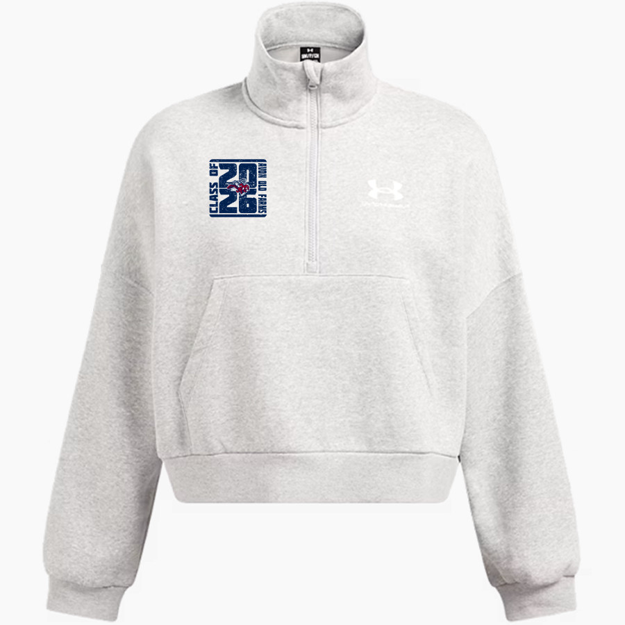 Avon Old Farms Winged Beavers <span class="pdp-name-mascot">Avon Old Farms School Winged Beavers</span> UA Women's Fleece 1/2 Zip Hoodie
