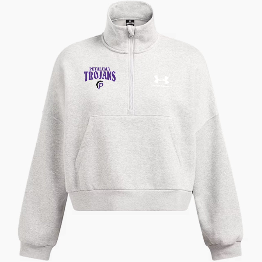 Petaluma Trojans <span class="pdp-name-mascot">Petaluma Trojans</span> UA Women's Fleece 1/2 Zip Hoodie