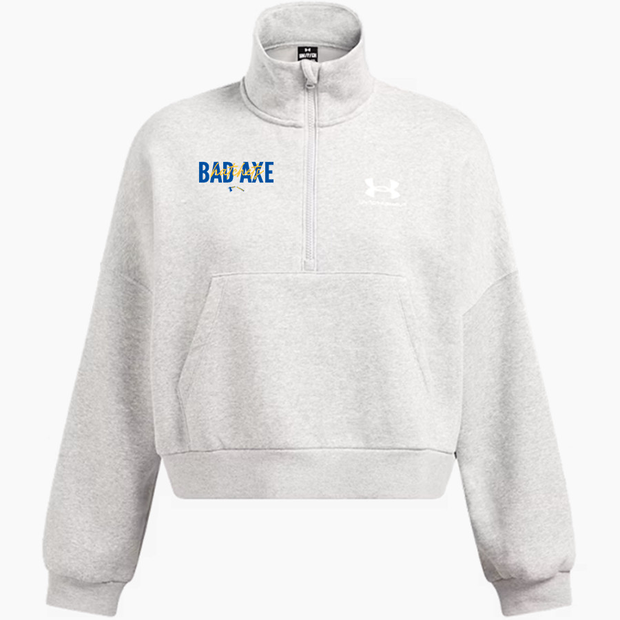 BAD AXE HIGH SCHOOL HATCHETS <span class="pdp-name-mascot">BAD AXE HATCHETS</span> UA Women's Fleece 1/2 Zip Hoodie
