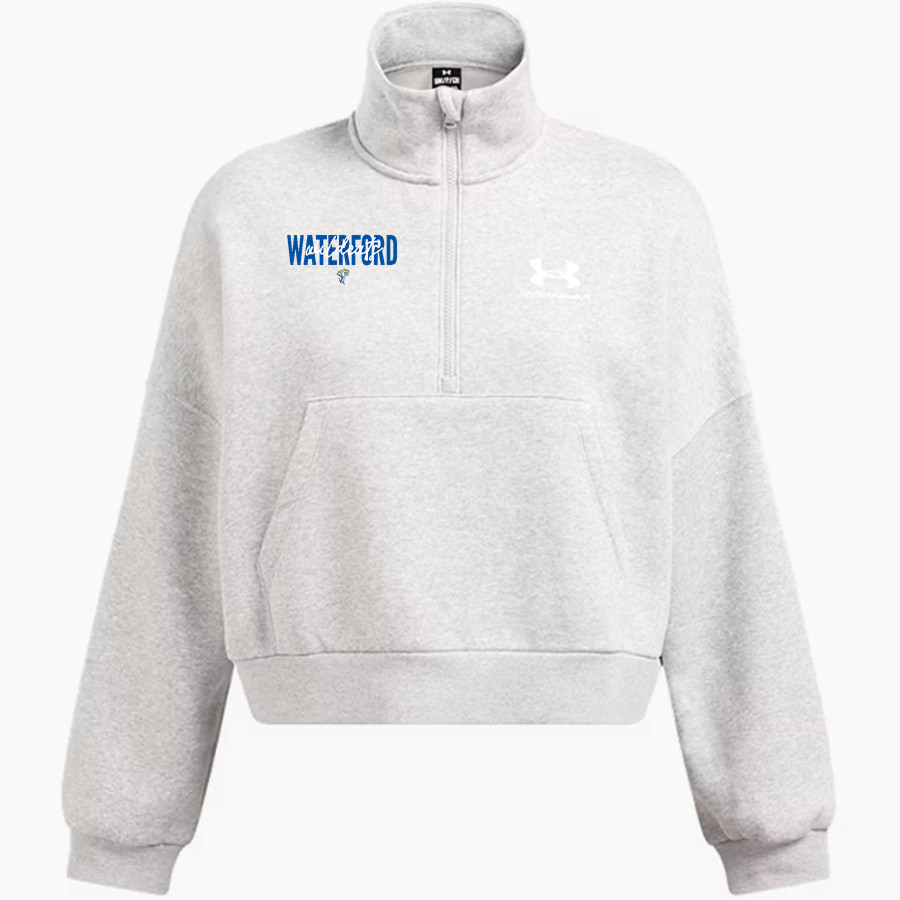 WATERFORD HIGH SCHOOL WILDCATS <span class="pdp-name-mascot">WATERFORD WILDCATS</span> UA Women's Fleece 1/2 Zip Hoodie