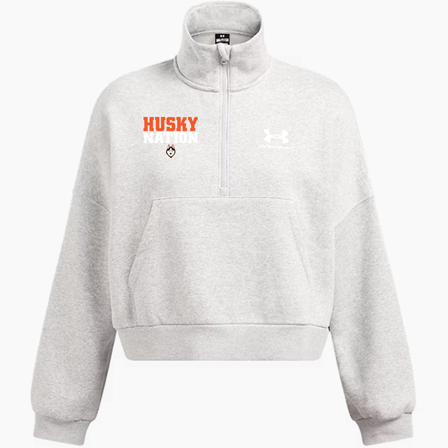 ABSAROKEE HIGH SCHOOL HUSKIES <span class="pdp-name-mascot">ABSAROKEE HUSKIES</span> UA Women's Fleece 1/2 Zip Hoodie