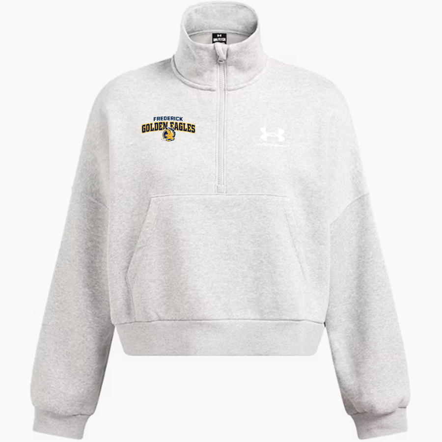 FREDERICK HIGH SCHOOL GOLDEN EAGLES <span class="pdp-name-mascot">FREDERICK GOLDEN EAGLES</span> UA Women's Icon Fleece Oversized 1/2 Zip