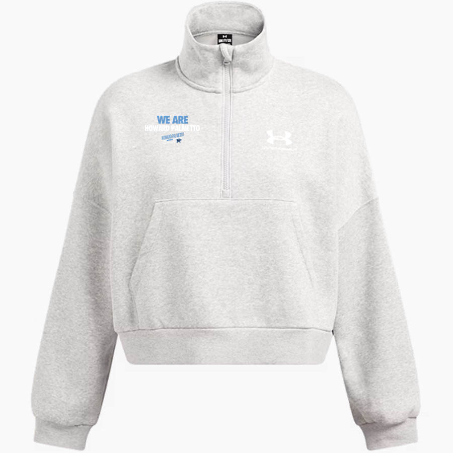 Howard Palmetto Baseball & Softball <span class="pdp-name-mascot">Howard Palmetto Baseball Softball</span> UA Women's Icon Fleece Oversized 1/2 Zip