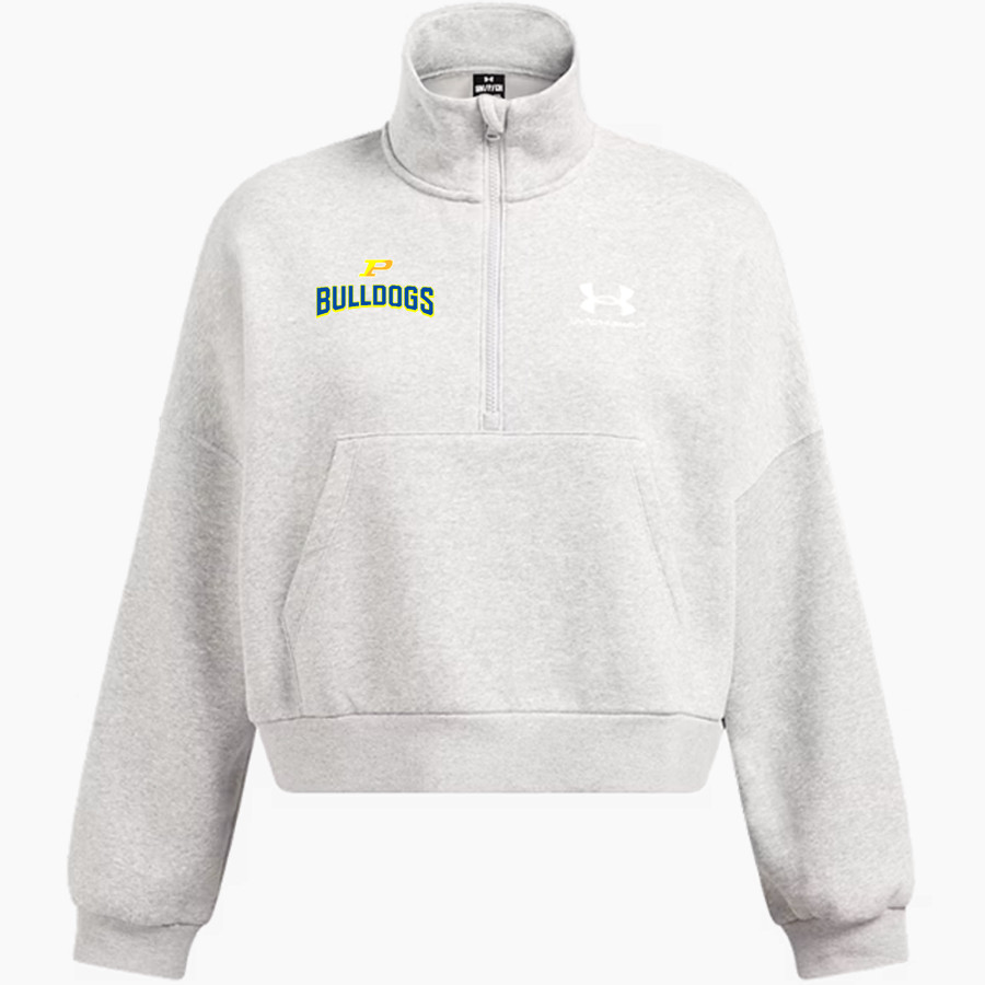 Piedmont Bulldogs <span class="pdp-name-mascot">Piedmont Bulldogs</span> UA Women's Fleece 1/2 Zip Hoodie
