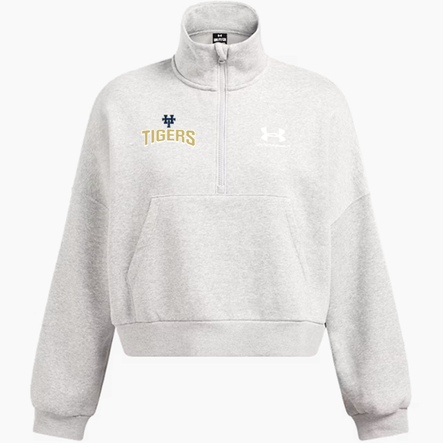 Holy Trinity Tigers <span class="pdp-name-mascot">Holy Trinity Tigers</span> UA Women's Icon Fleece Oversized 1/2 Zip